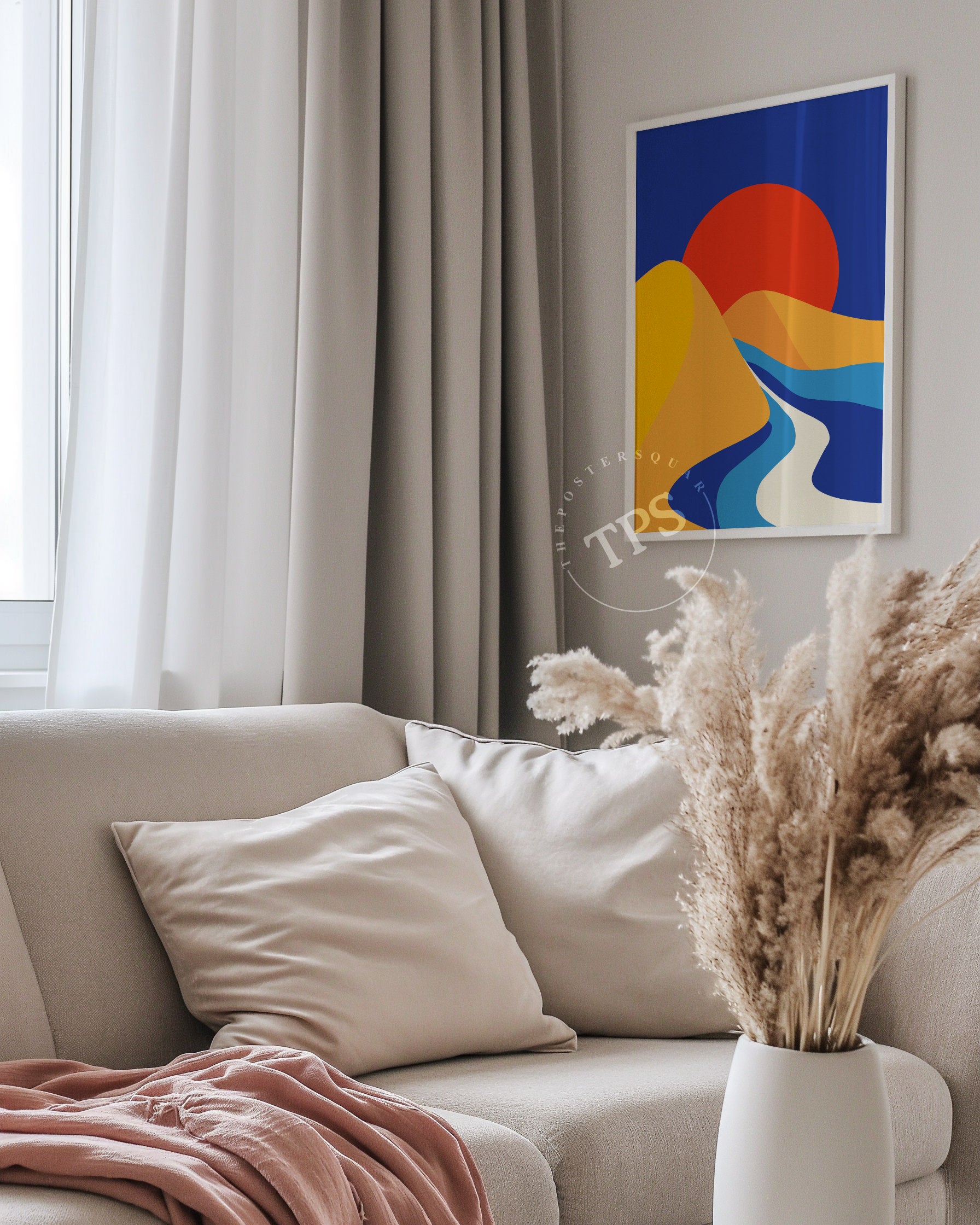 Ruby Sunset N1 The Poster Square