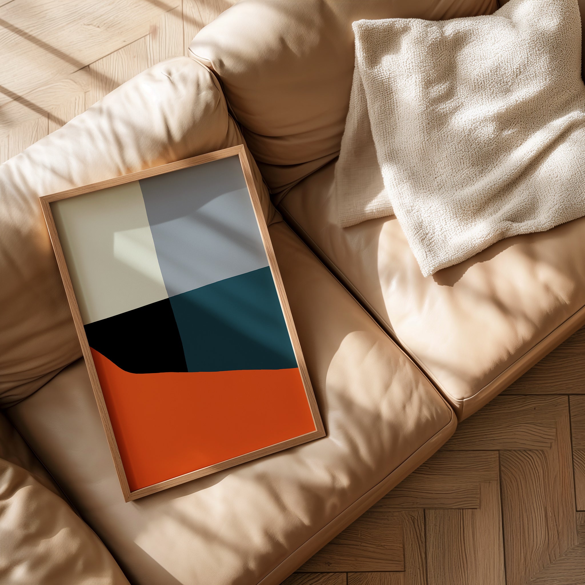 Geometric Symphony No.2-psoter-wall_art-decor-The Poster Square