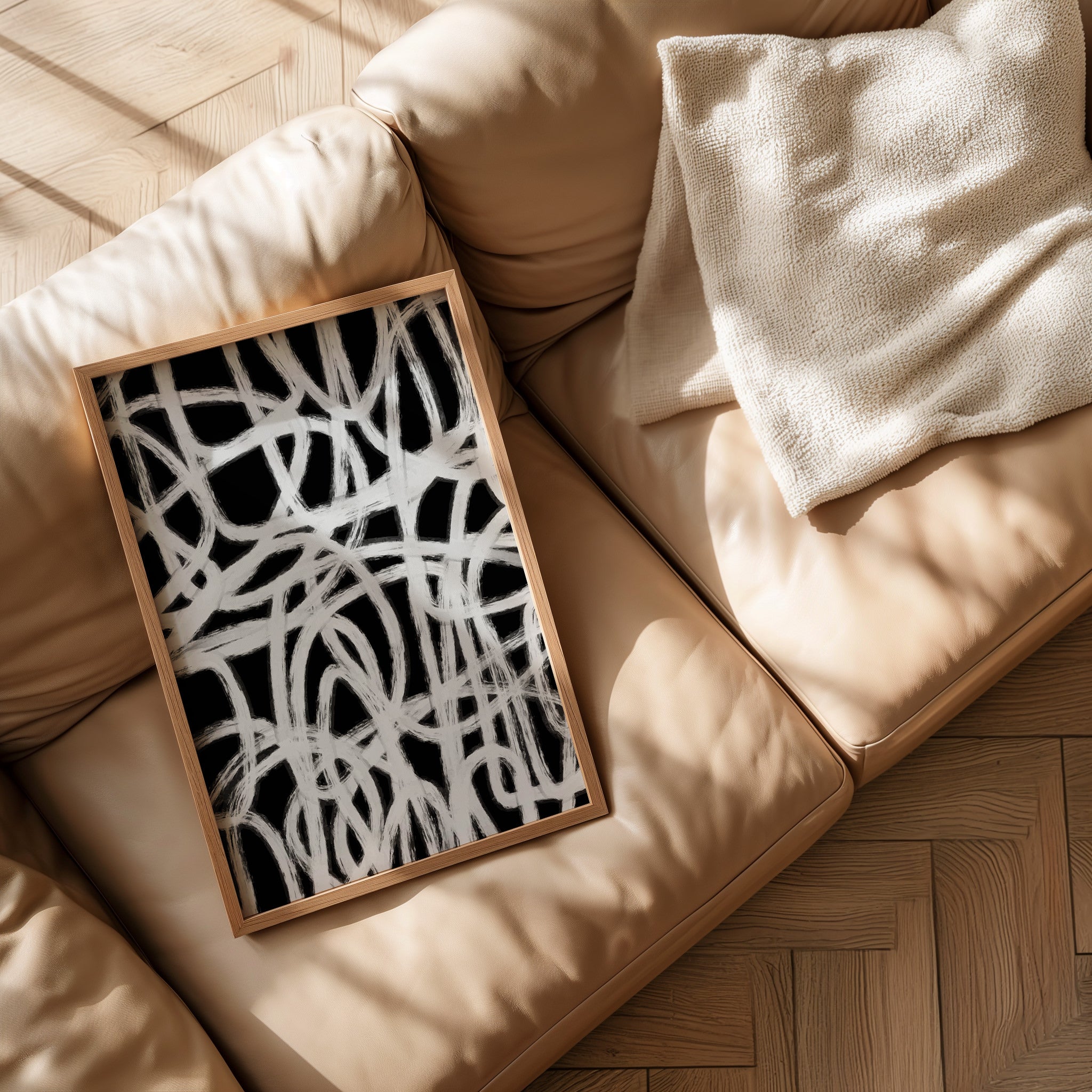 Scribble Chaos No.1-psoter-wall_art-decor-The Poster Square