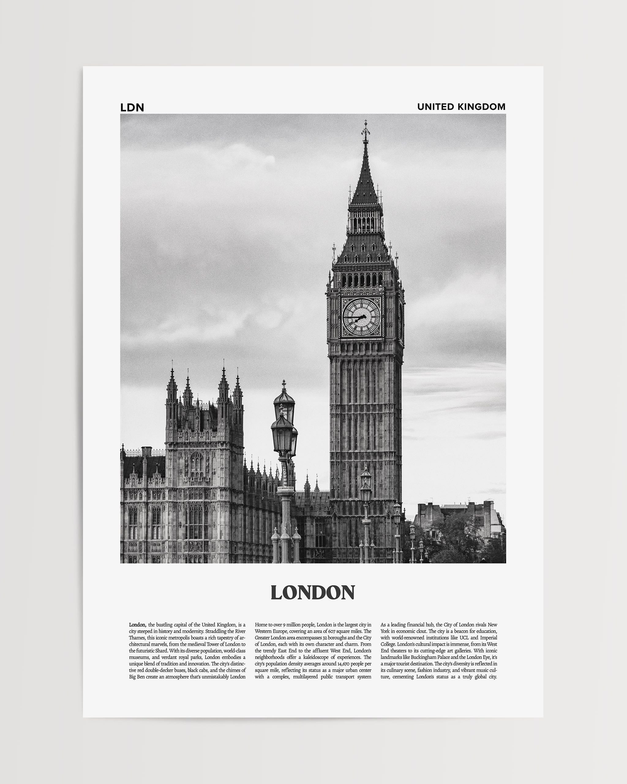 London No.2-psoter-wall_art-decor-The Poster Square