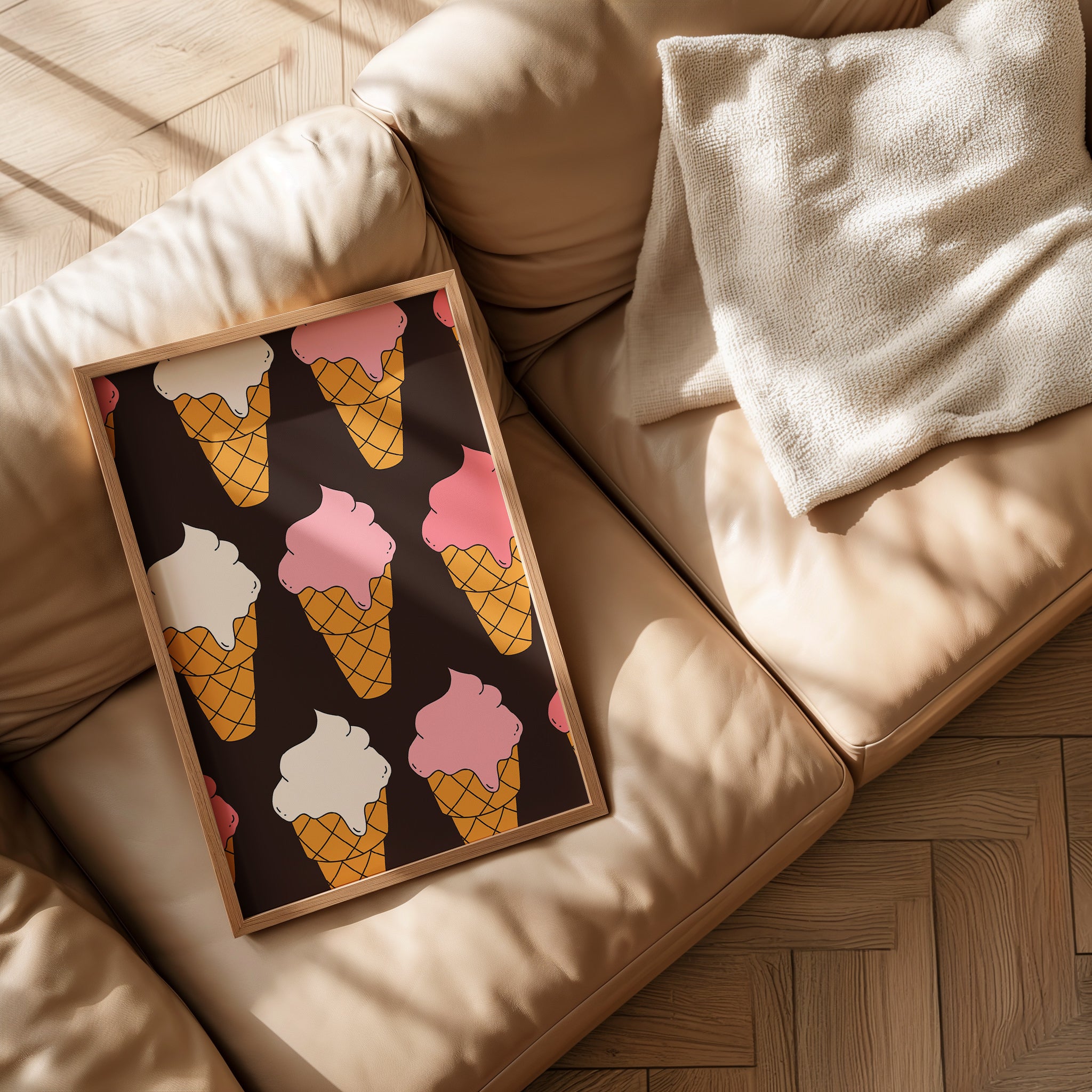 Scoops of Joy-psoter-wall_art-decor-The Poster Square