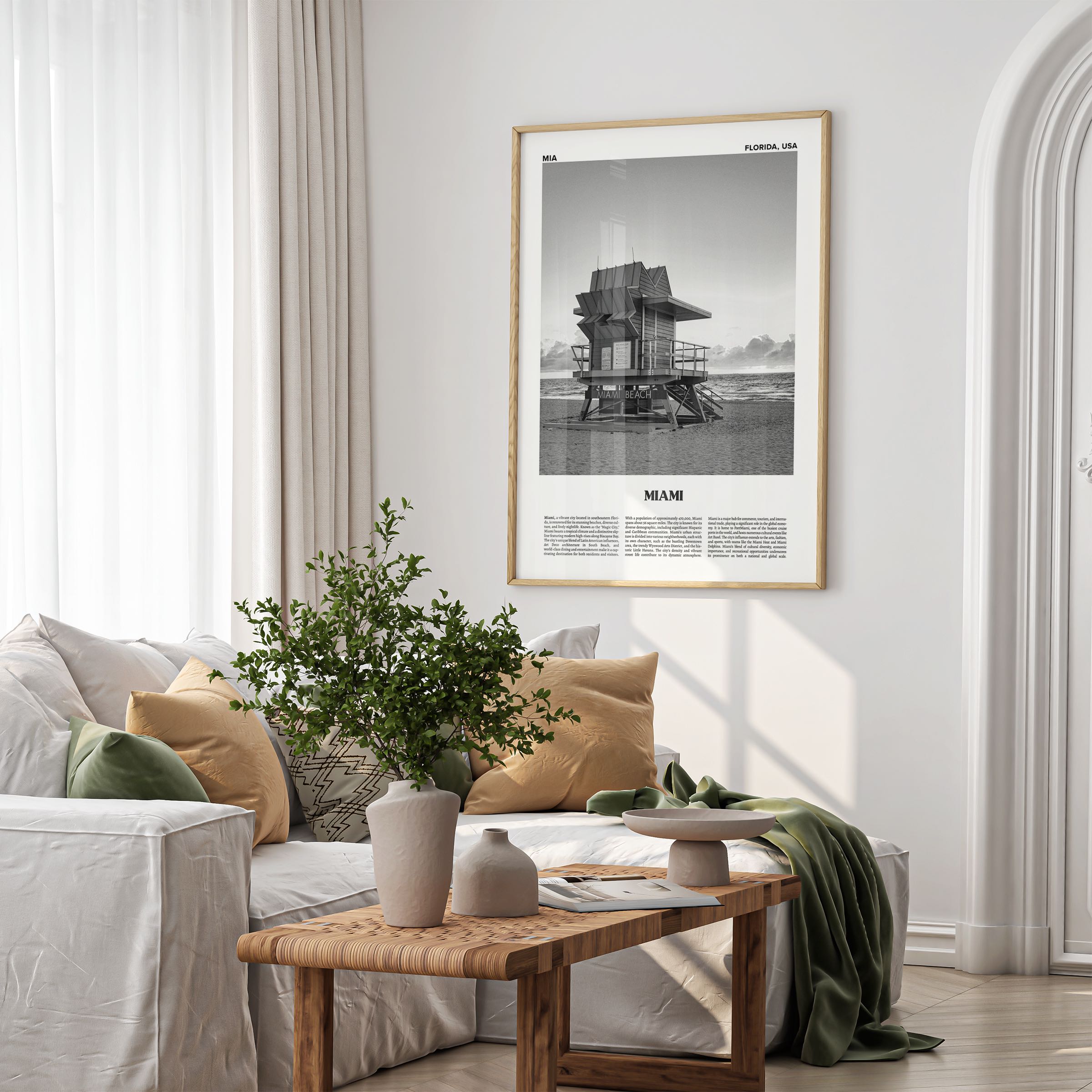 Miami No.1-psoter-wall_art-decor-The Poster Square