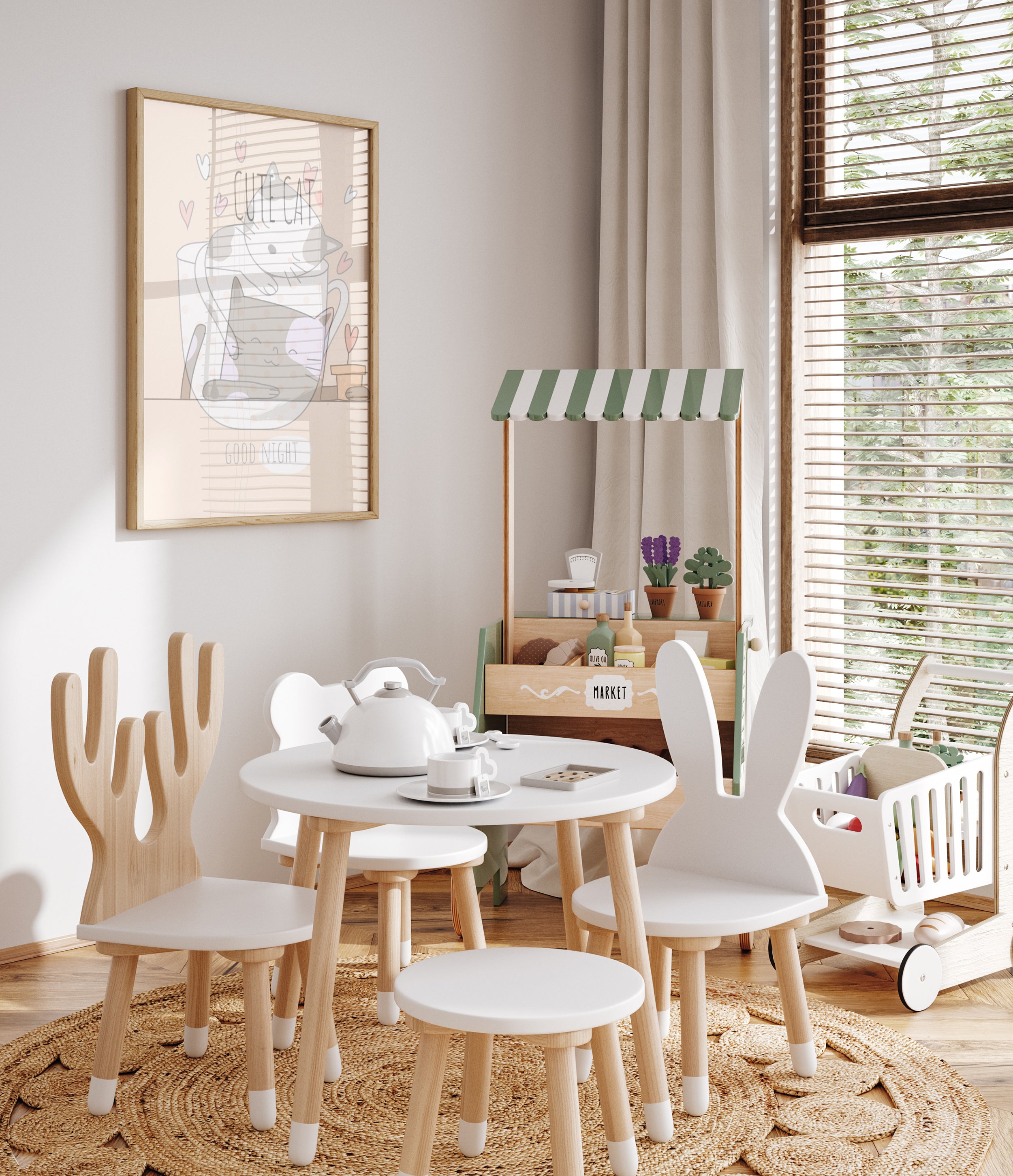 Kitty Good Night The Poster Square