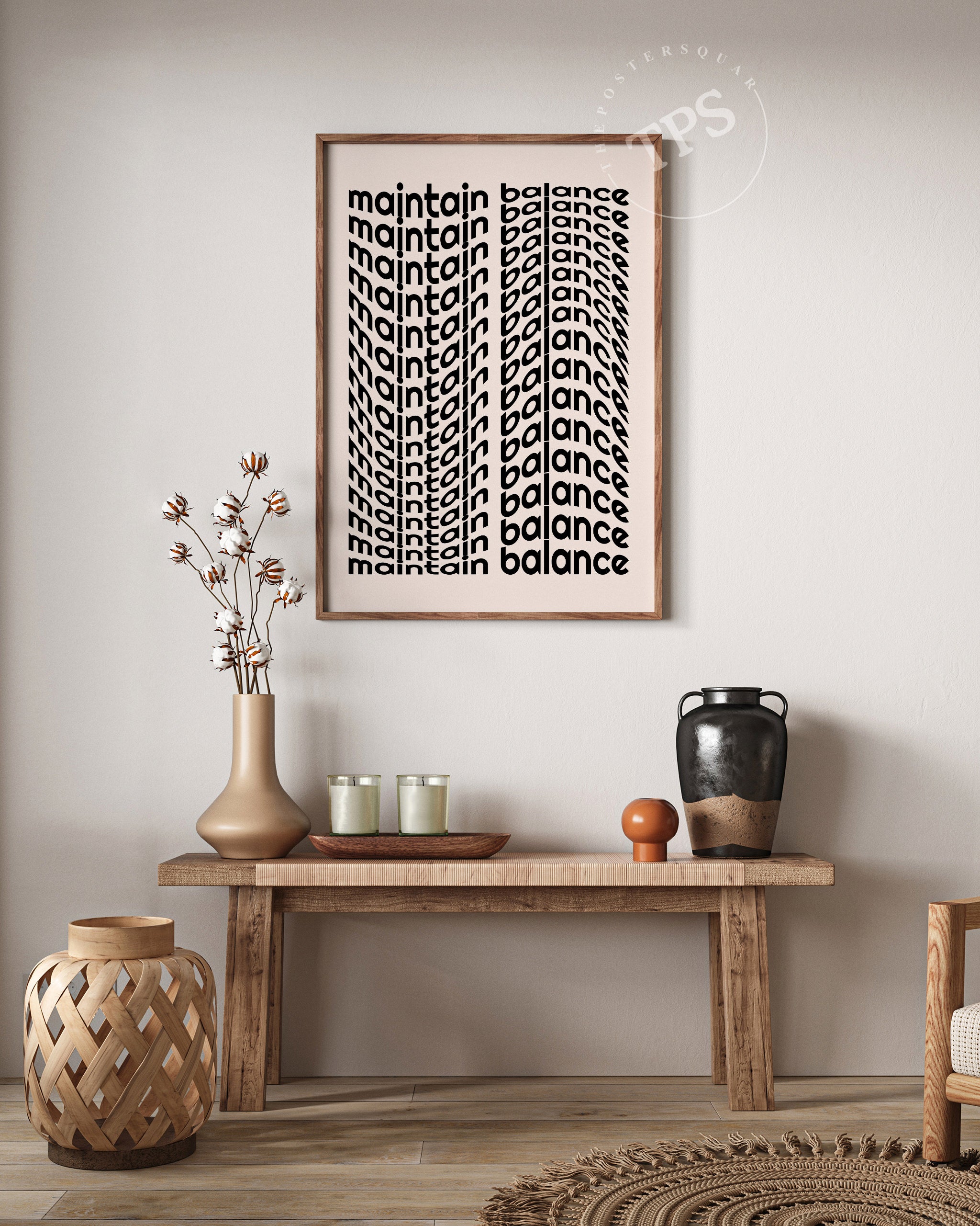 Maintain Balance The Poster Square