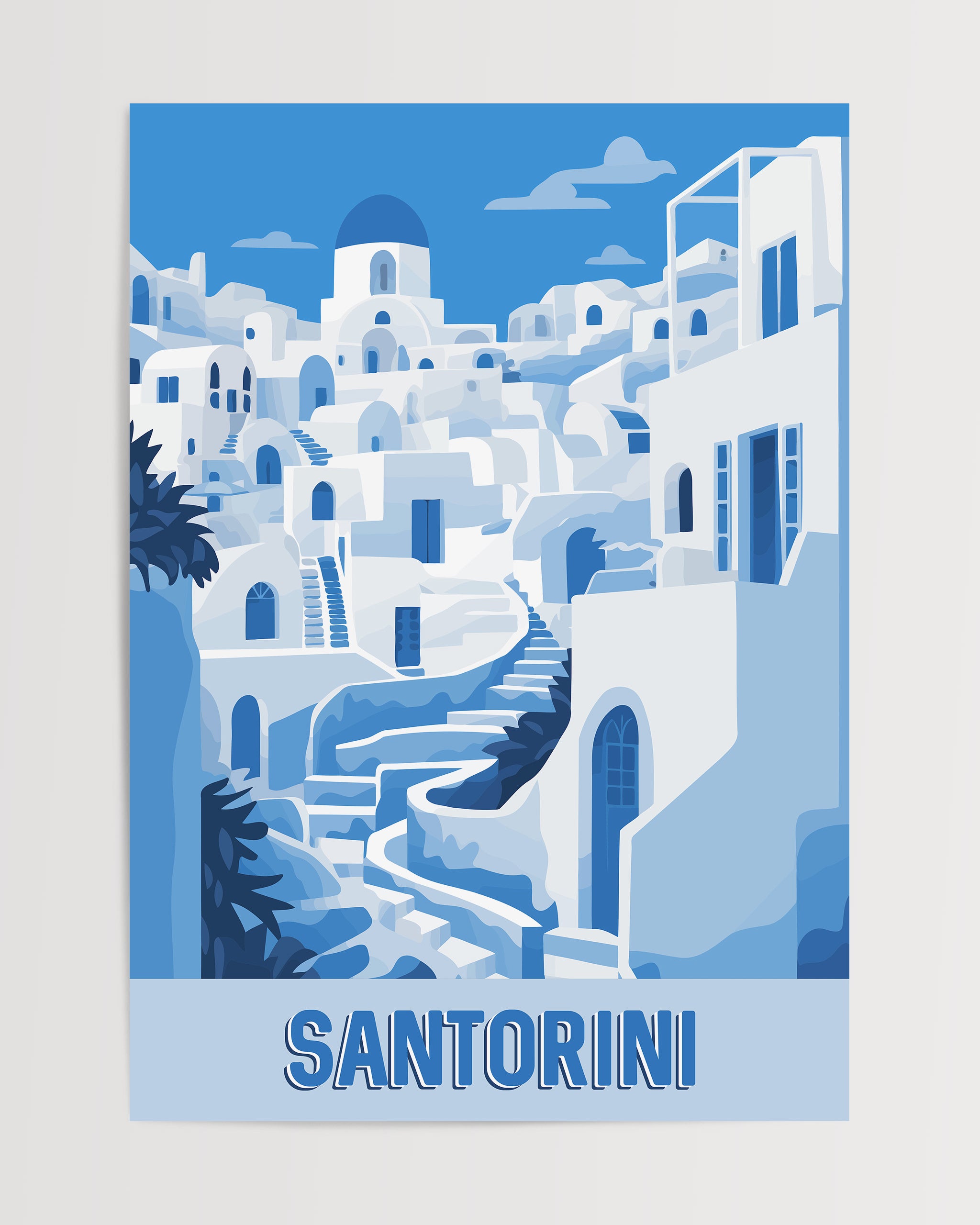 Santorini Cycladic Calm-psoter-wall_art-decor-The Poster Square