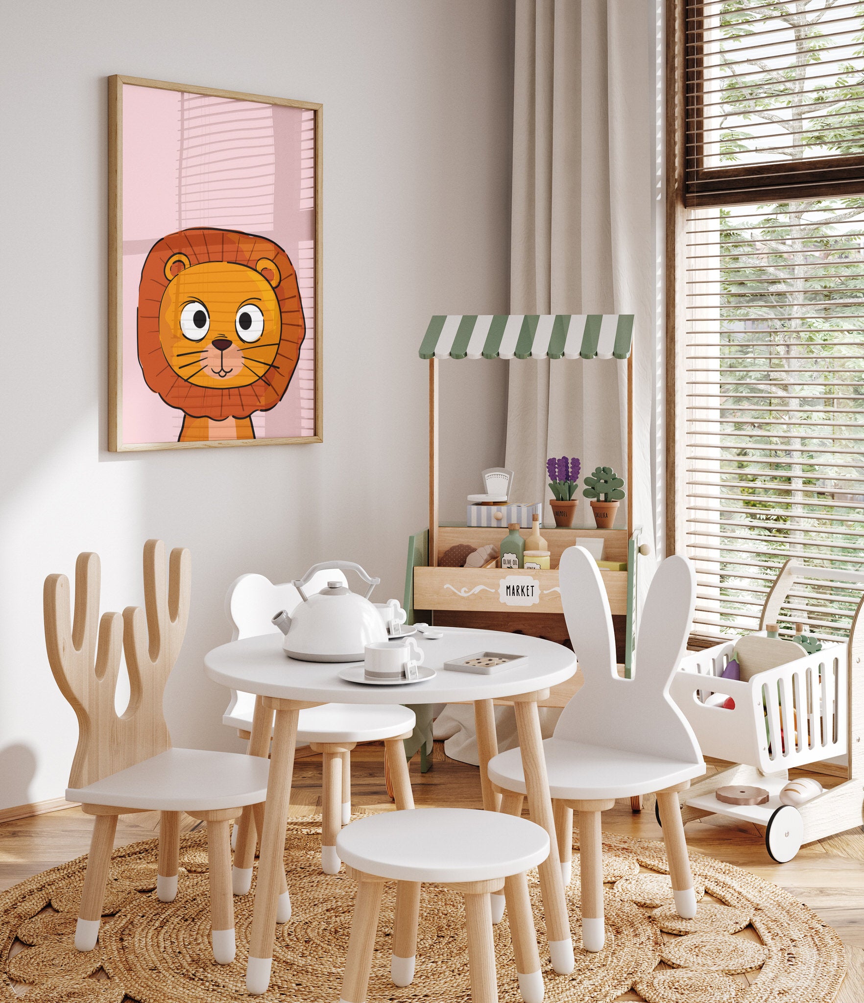 Lion The Poster Square