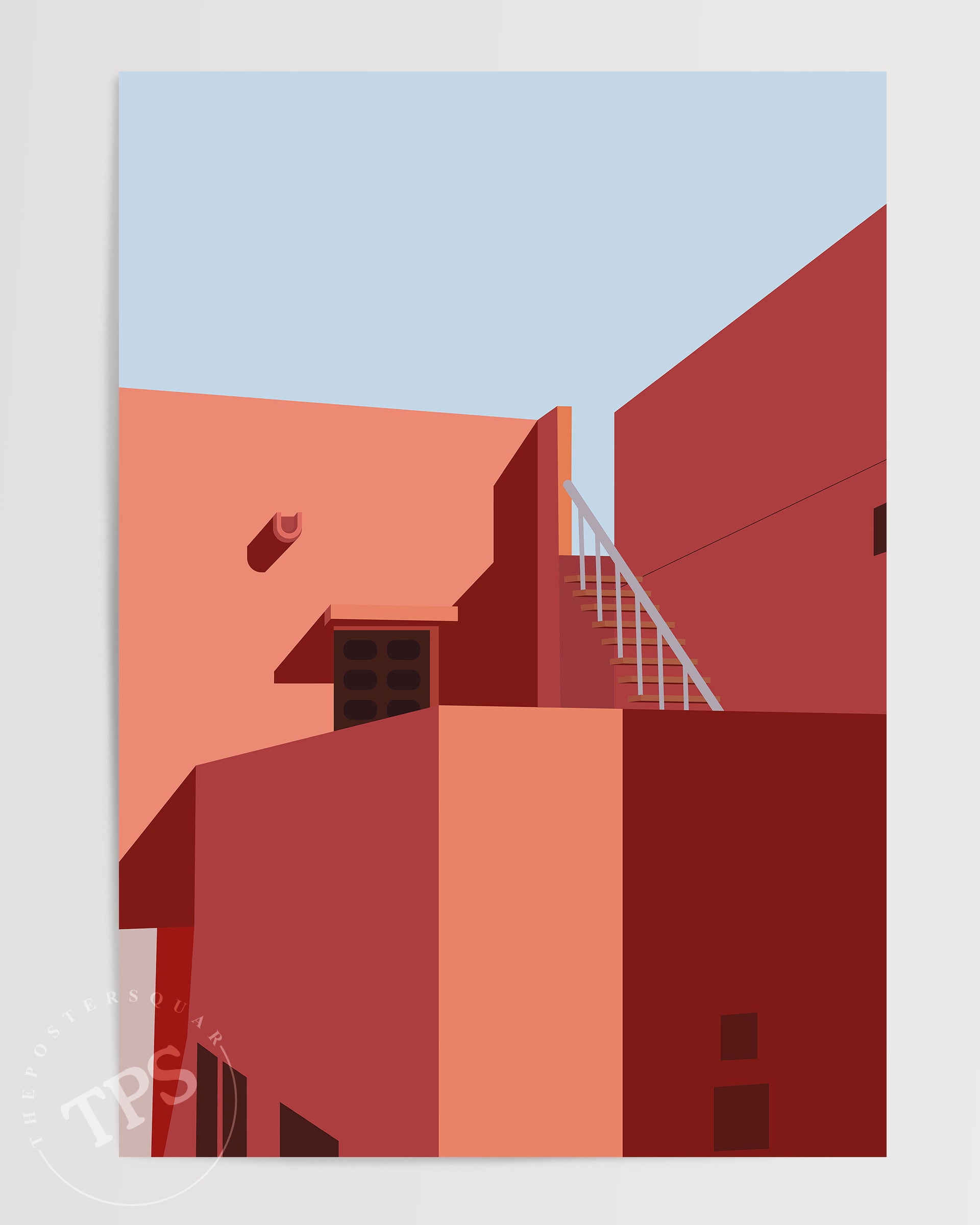 Stairway The Poster Square