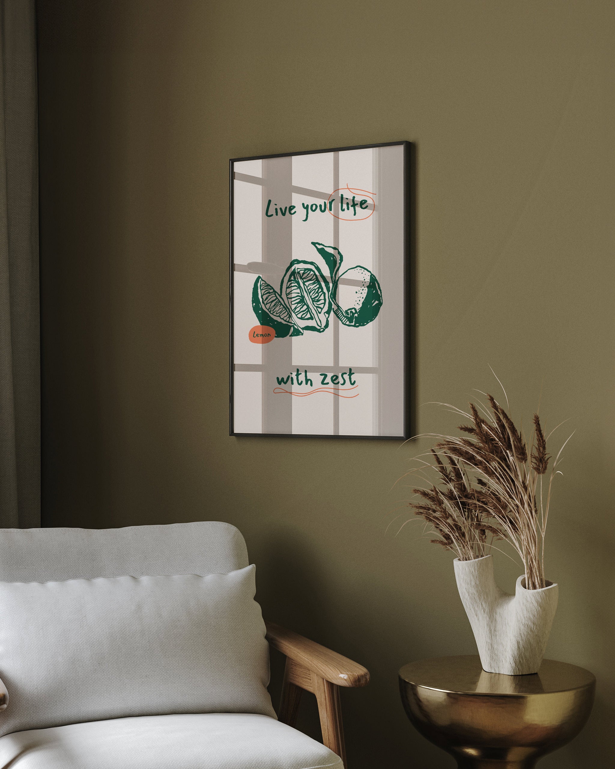 Squeeze the Day-psoter-wall_art-decor-The Poster Square