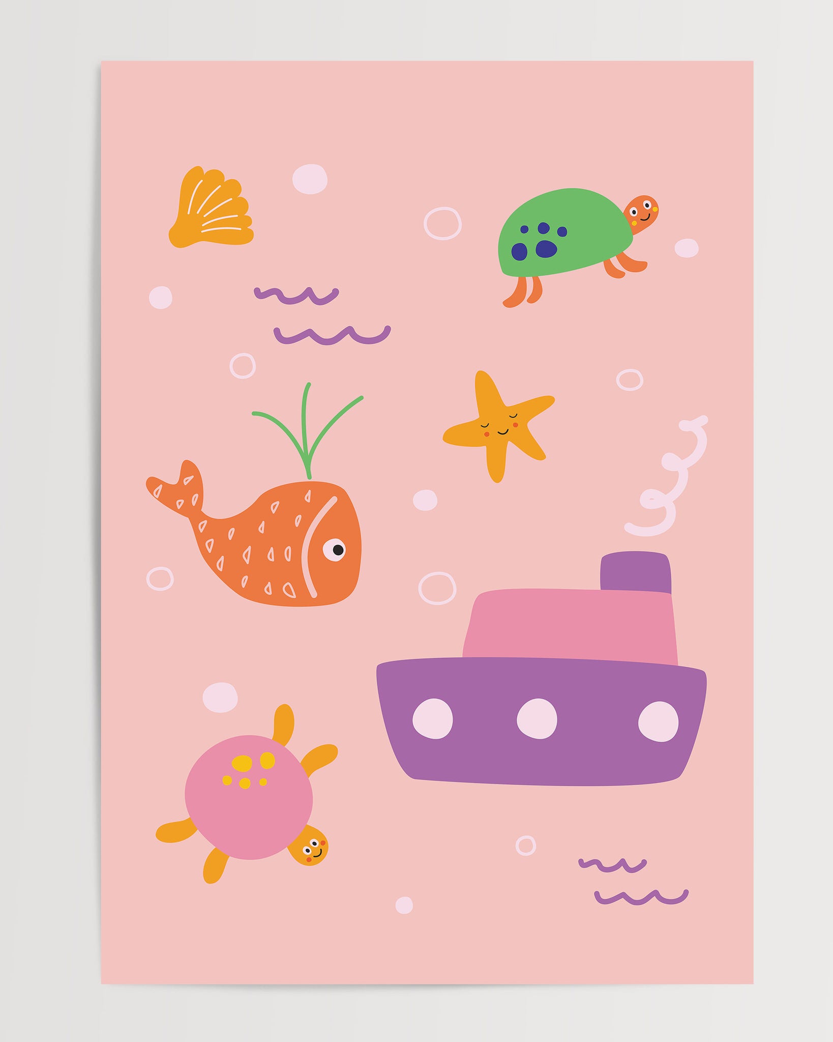 Sea Life Wonders The Poster Square