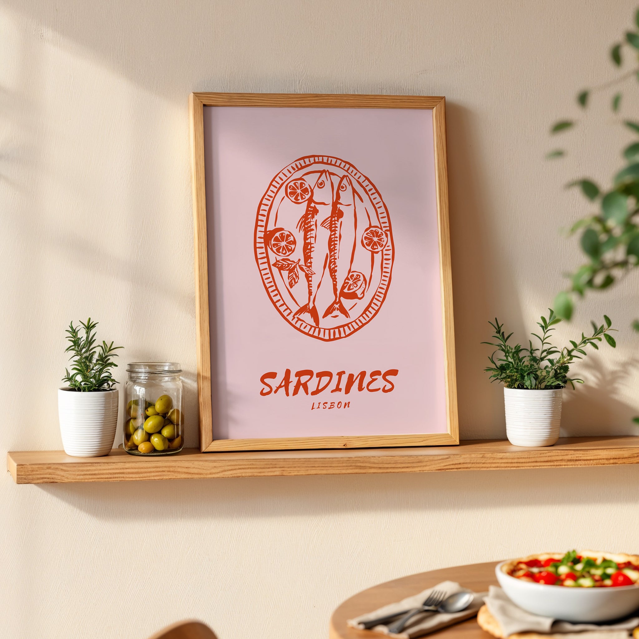 Sardiner Lissabon rød