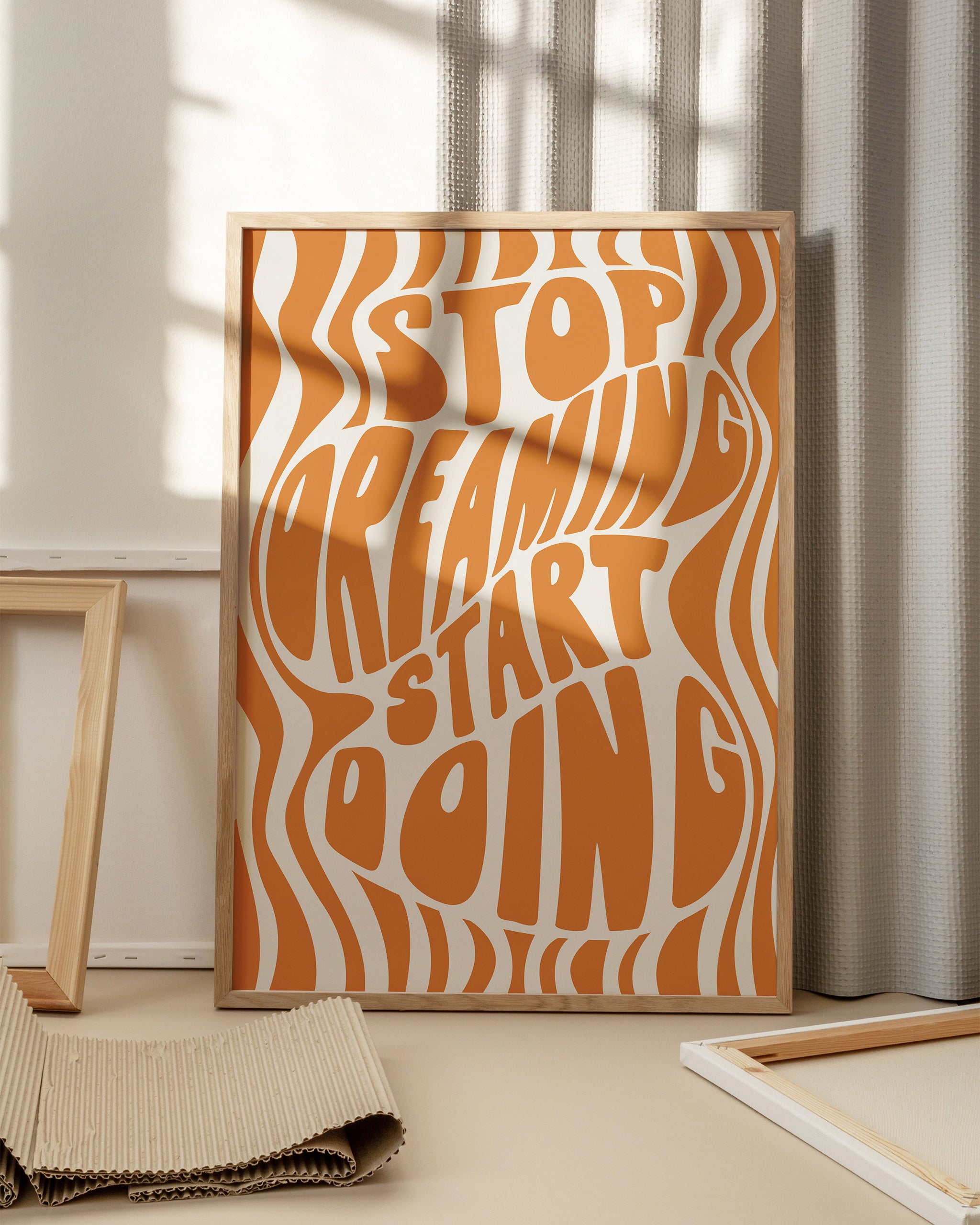 Stop Dreaming Start Doing-psoter-wall_art-decor-The Poster Square