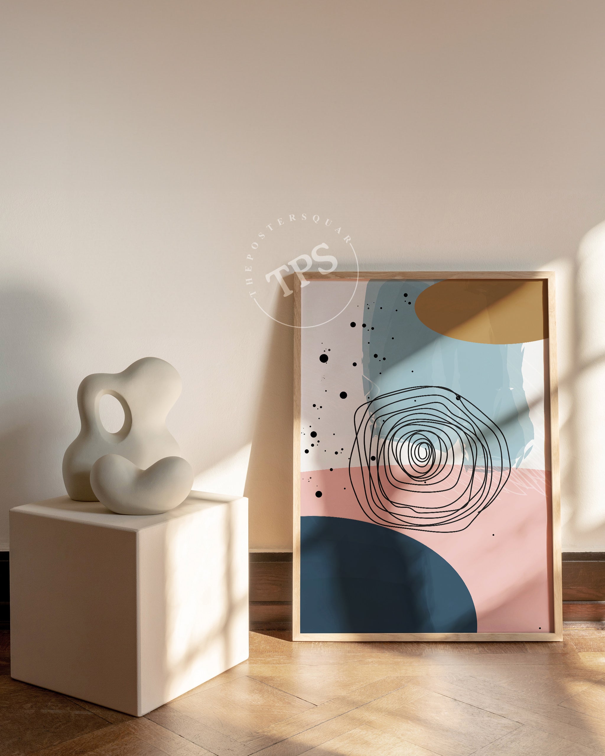 Minimalistic Abstract N1 The Poster Square