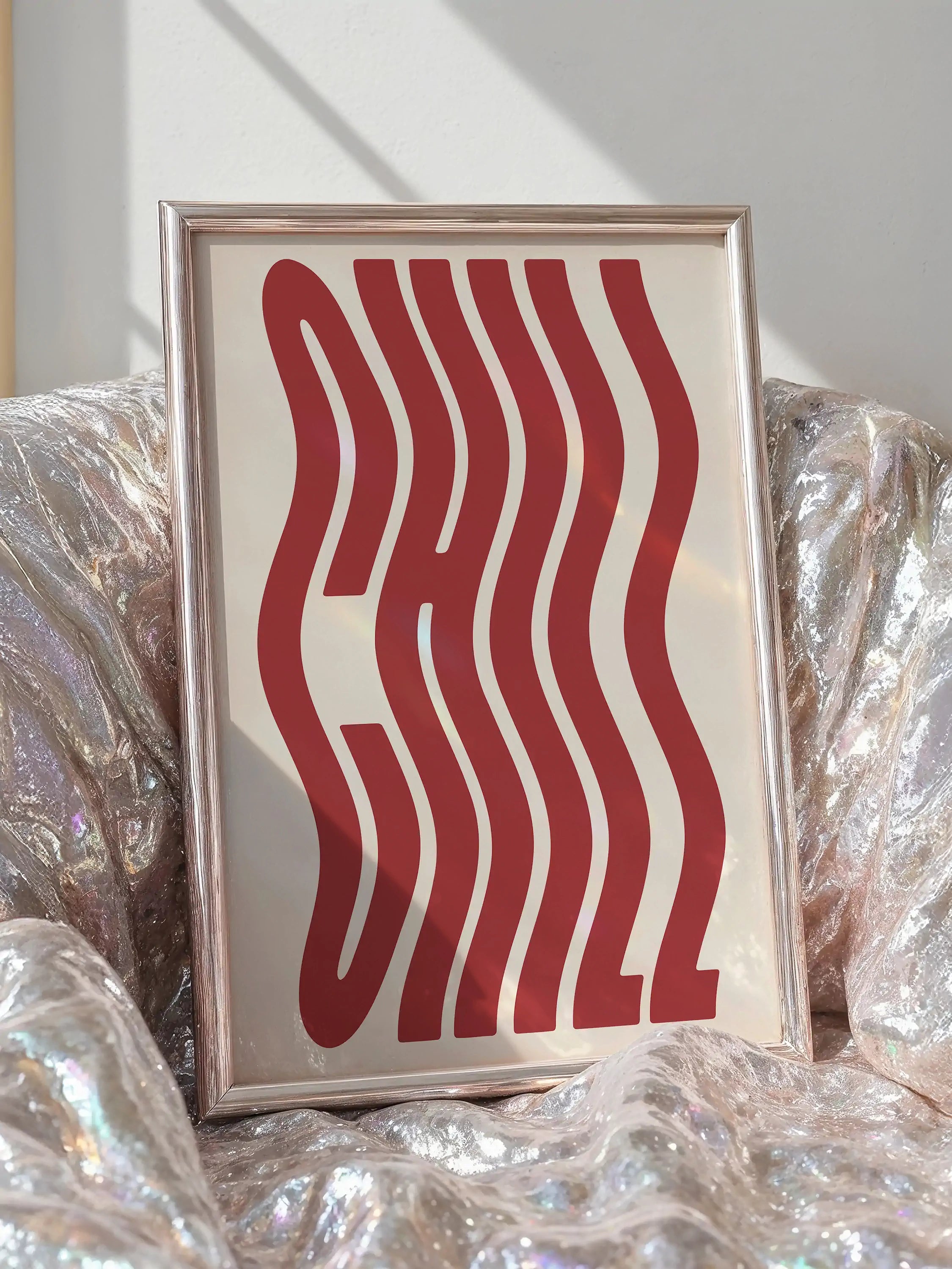 Chill Typografi Print