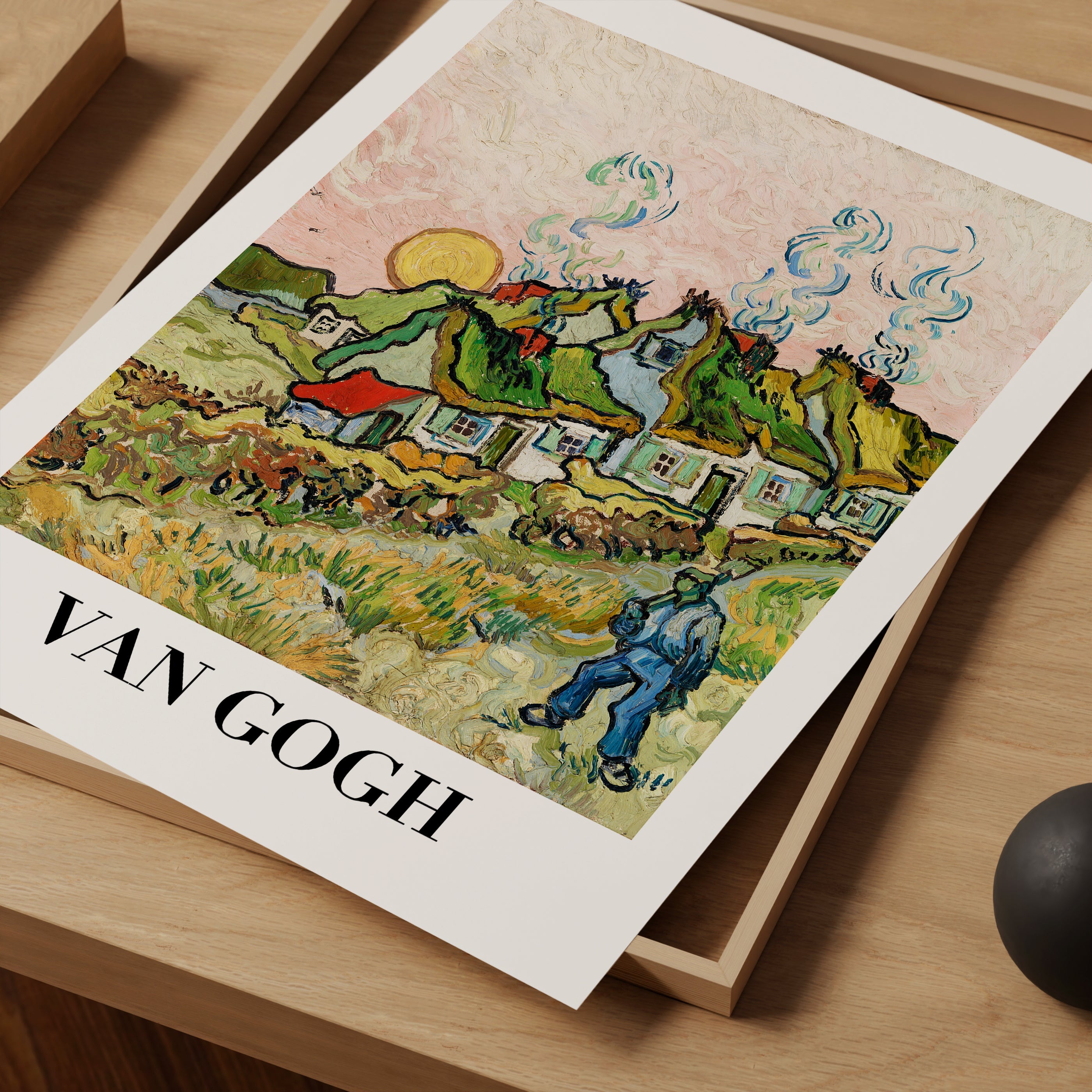 Houses and Figure (1890) The Poster Square