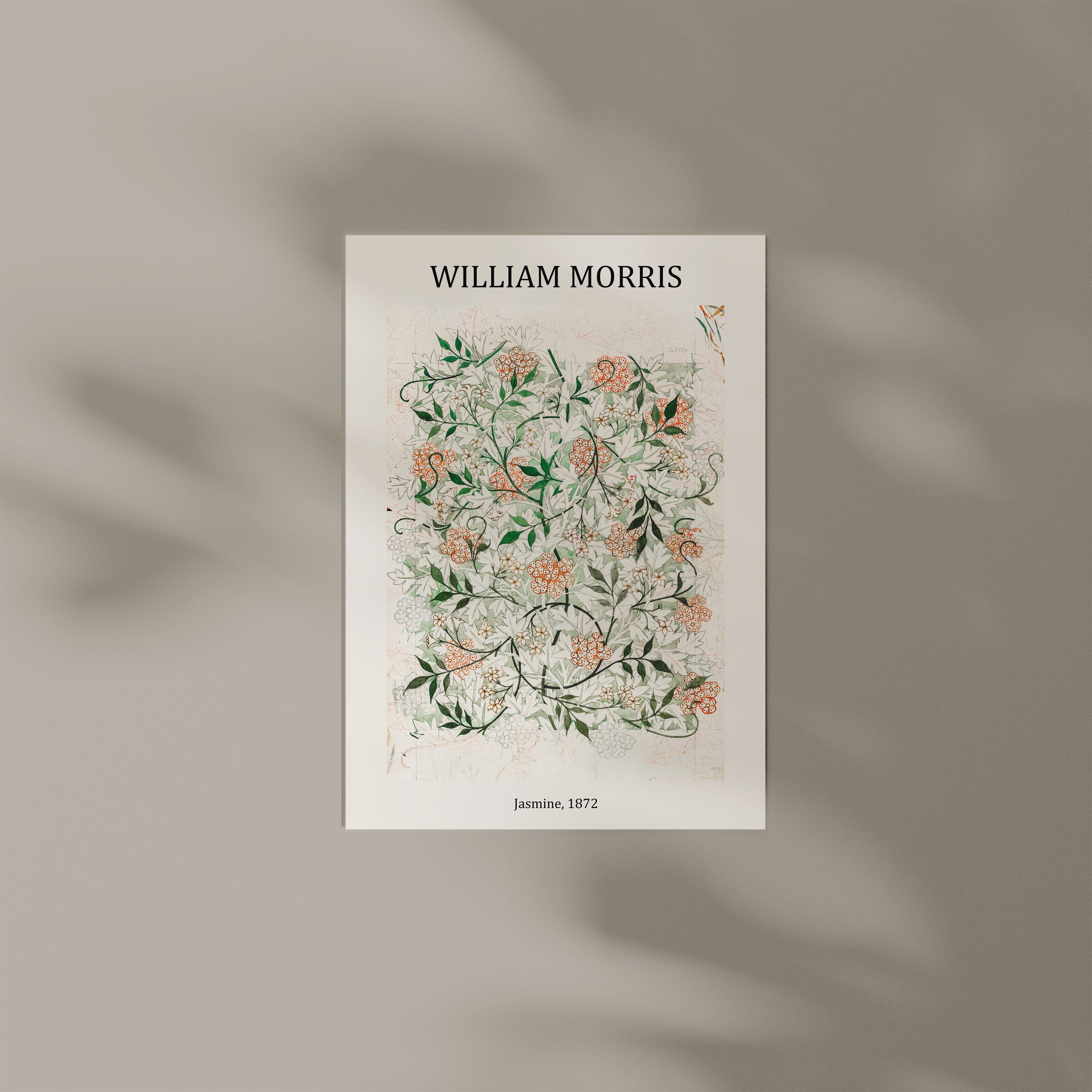 Jasmine Pattern The Poster Square