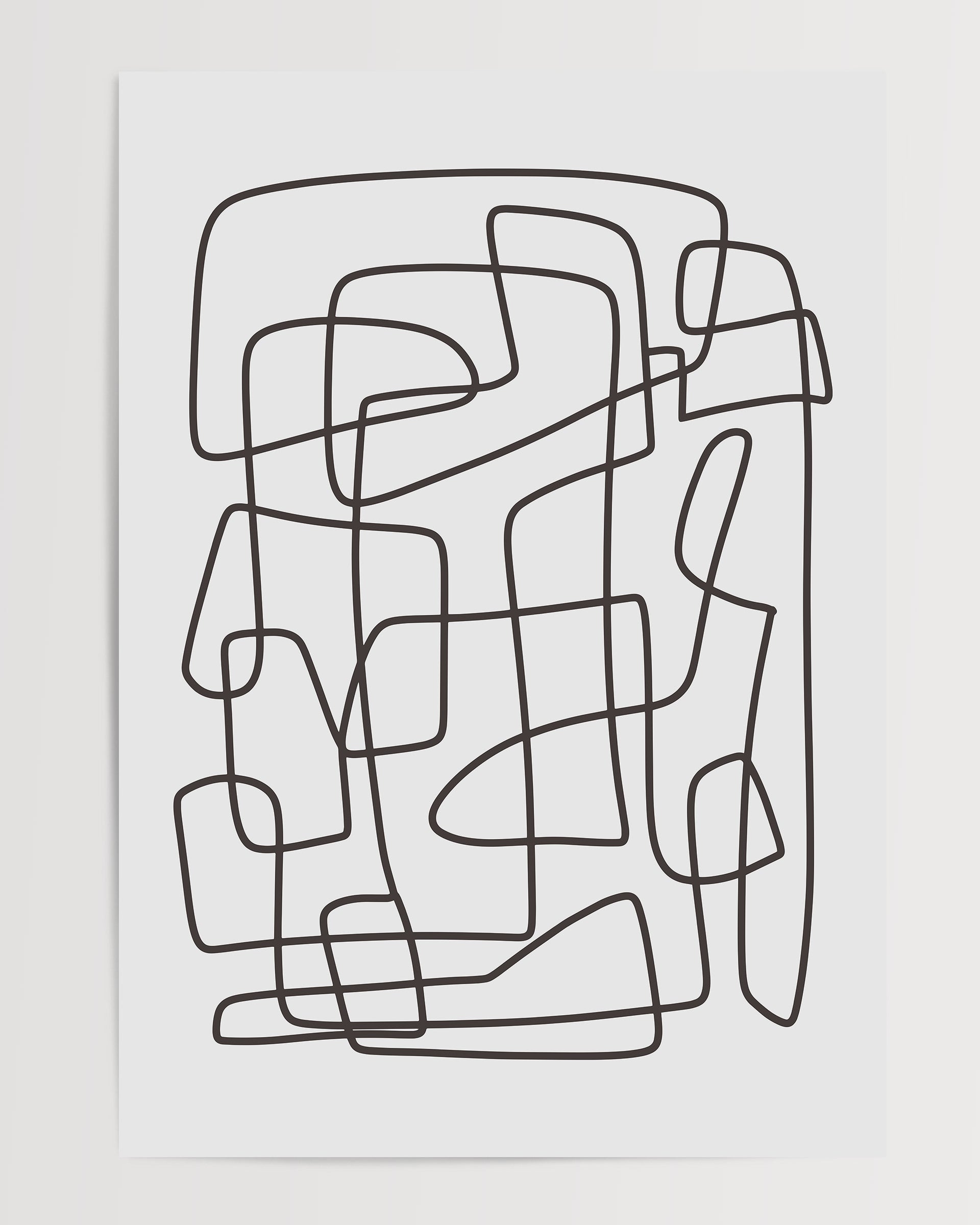 Line Art N3 The Poster Square