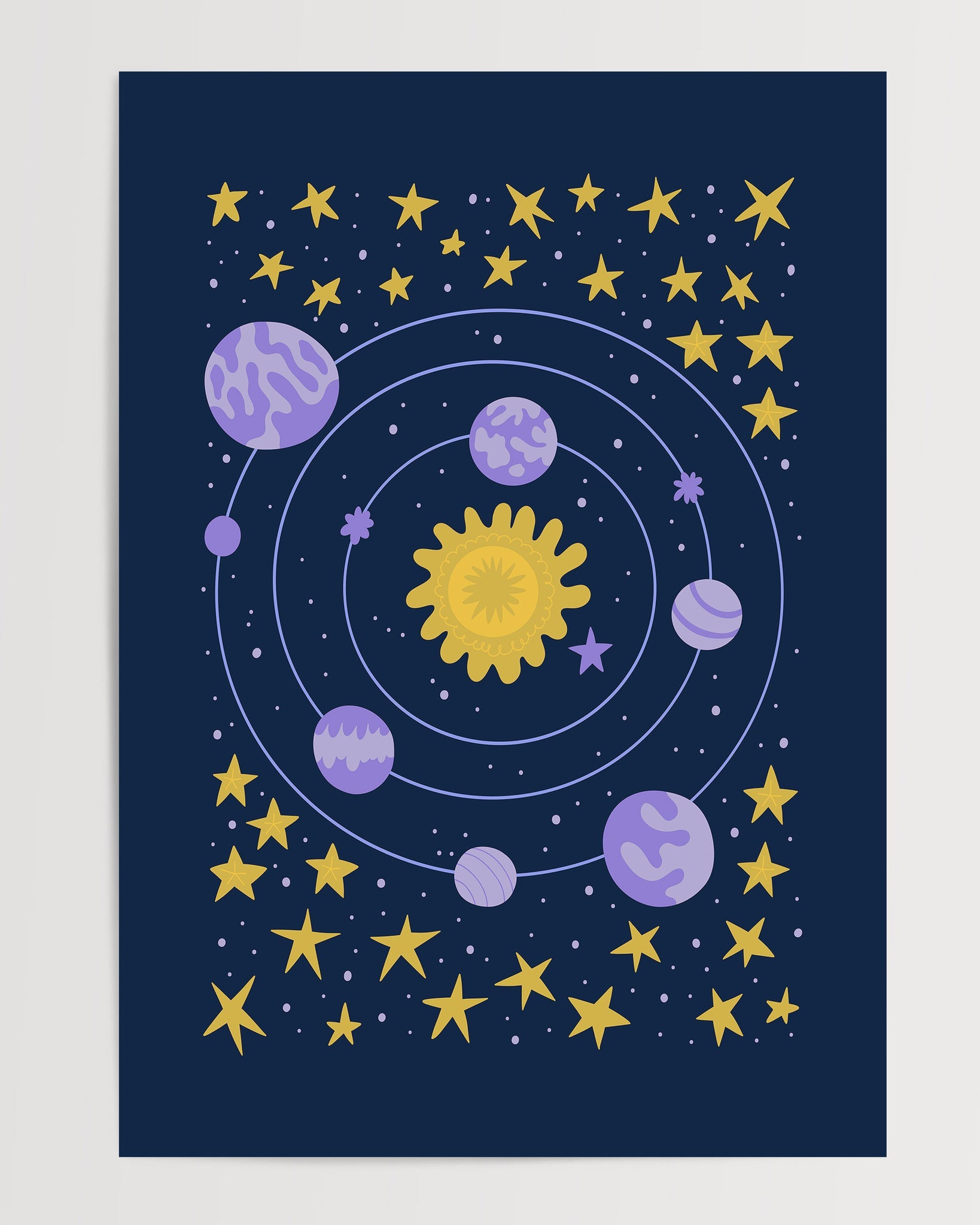 Space Illustration N4 The Poster Square