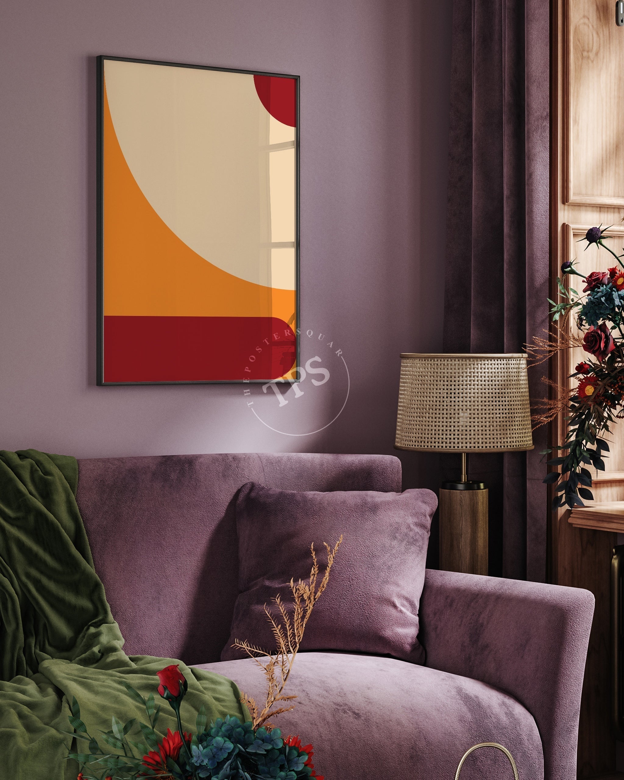 Abstract Mingle N36-psoter-wall_art-decor-The Poster Square