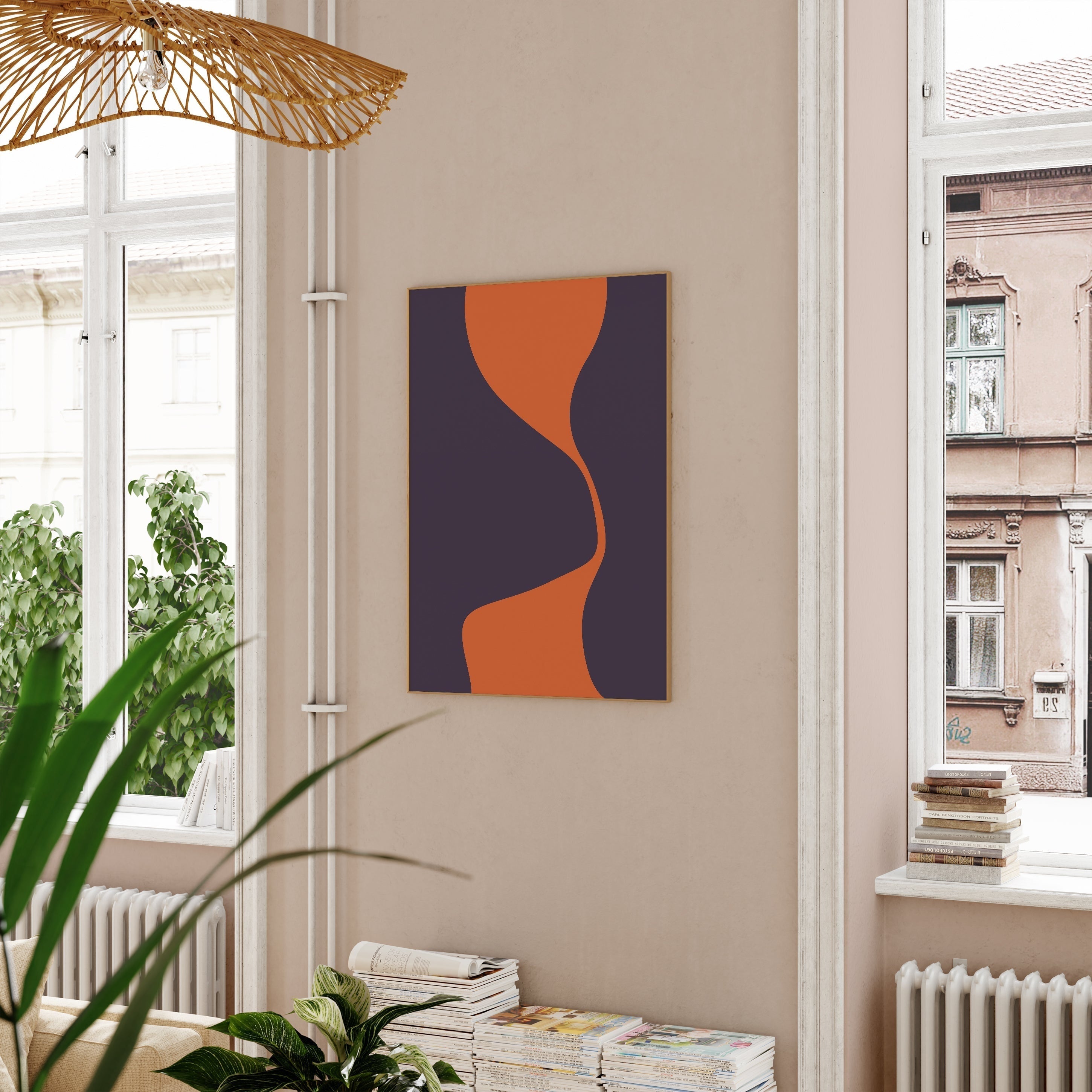 Abstract Wall Art - Minimalistic-psoter-wall_art-decor-The Poster Square