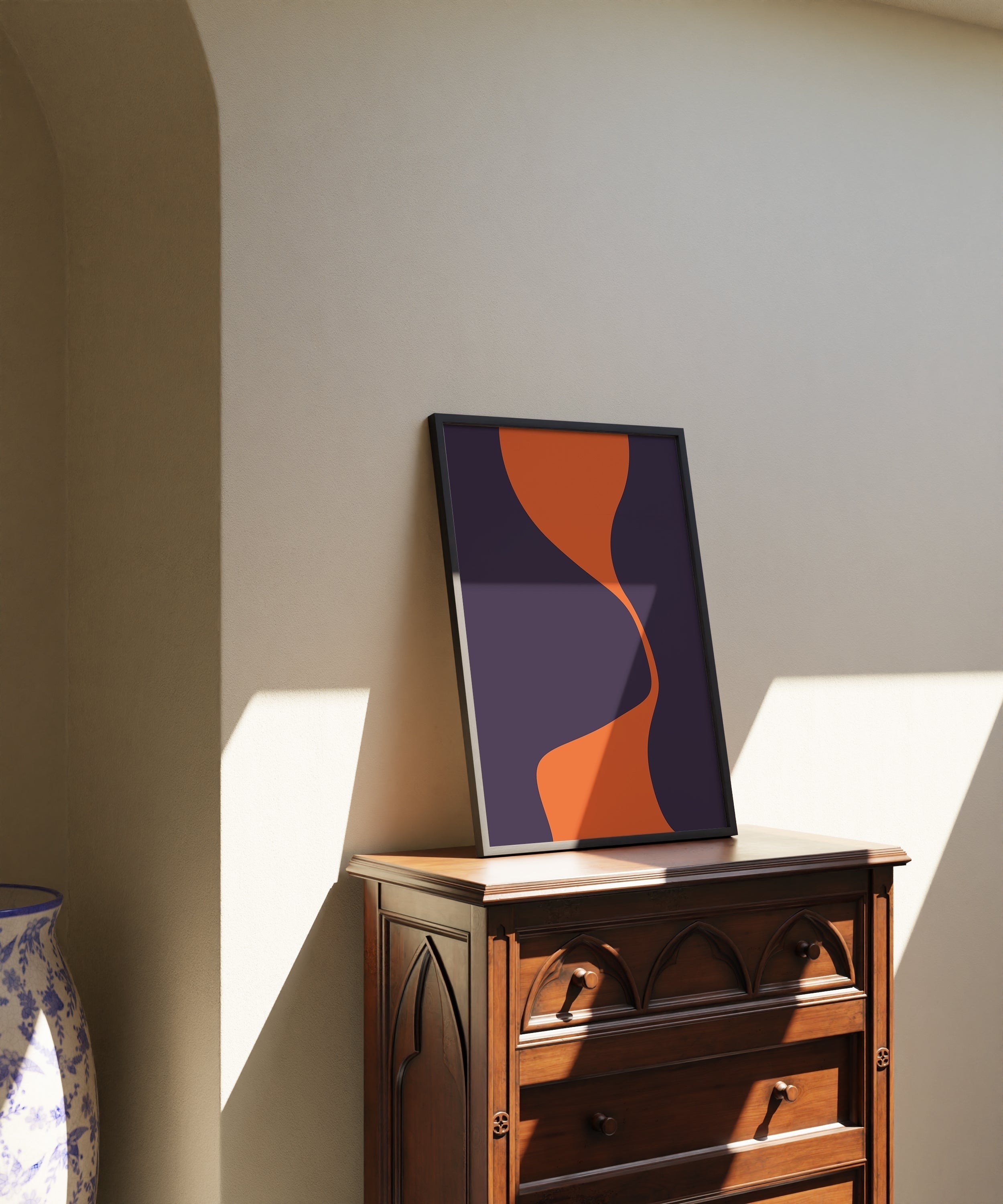 Abstract Wall Art - Minimalistic-psoter-wall_art-decor-The Poster Square