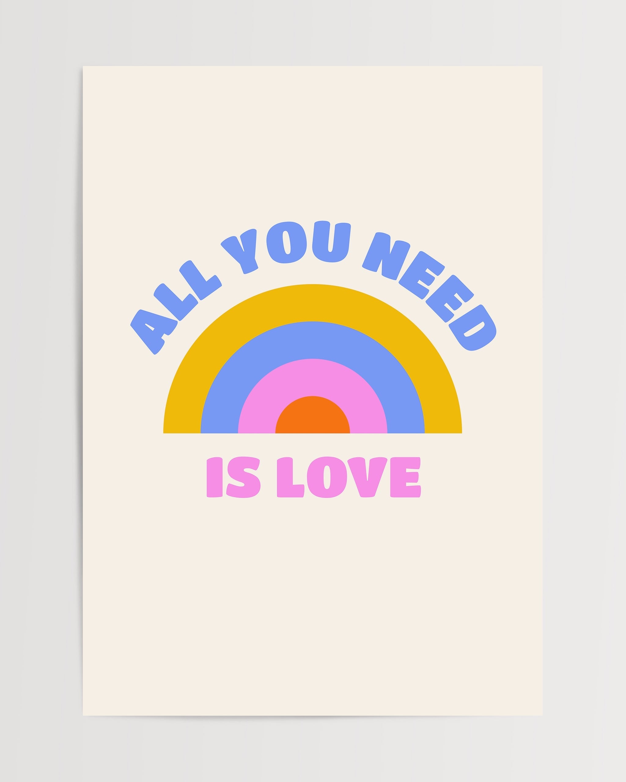 All You Need Is Love-psoter-wall_art-decor-The Poster Square