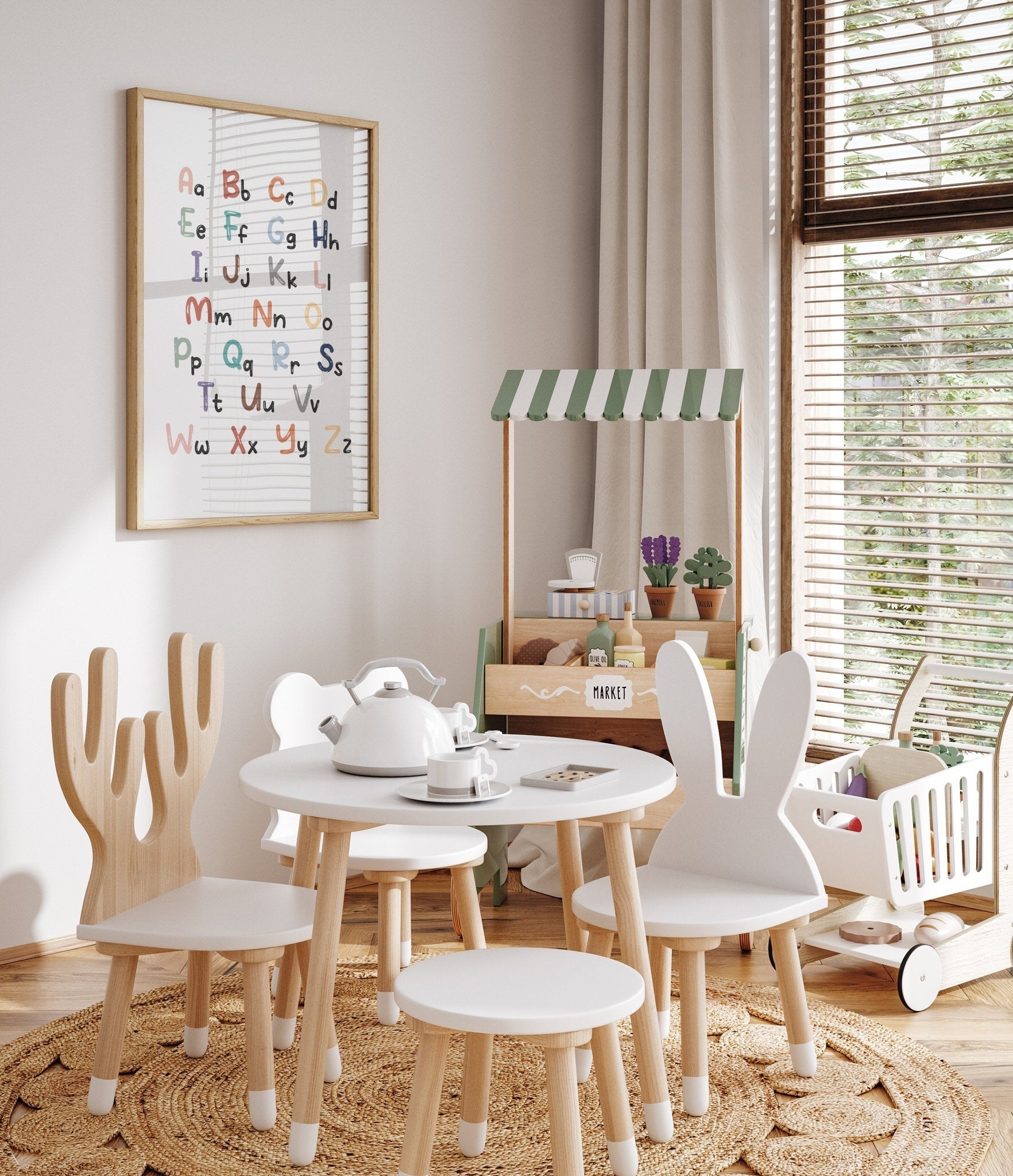 Alphabet N2-psoter-wall_art-decor-The Poster Square