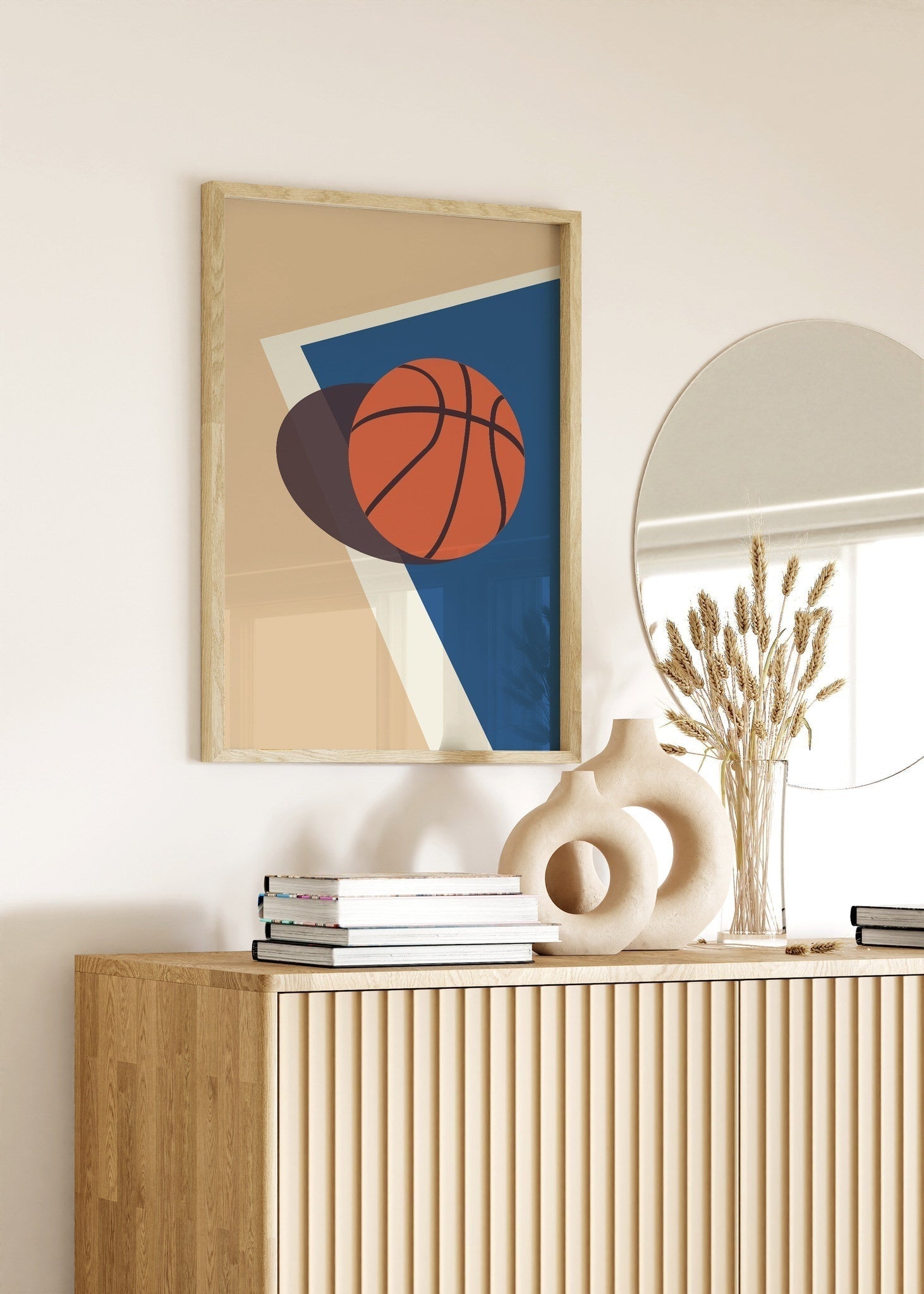 Basketball Illustration-psoter-wall_art-decor-The Poster Square