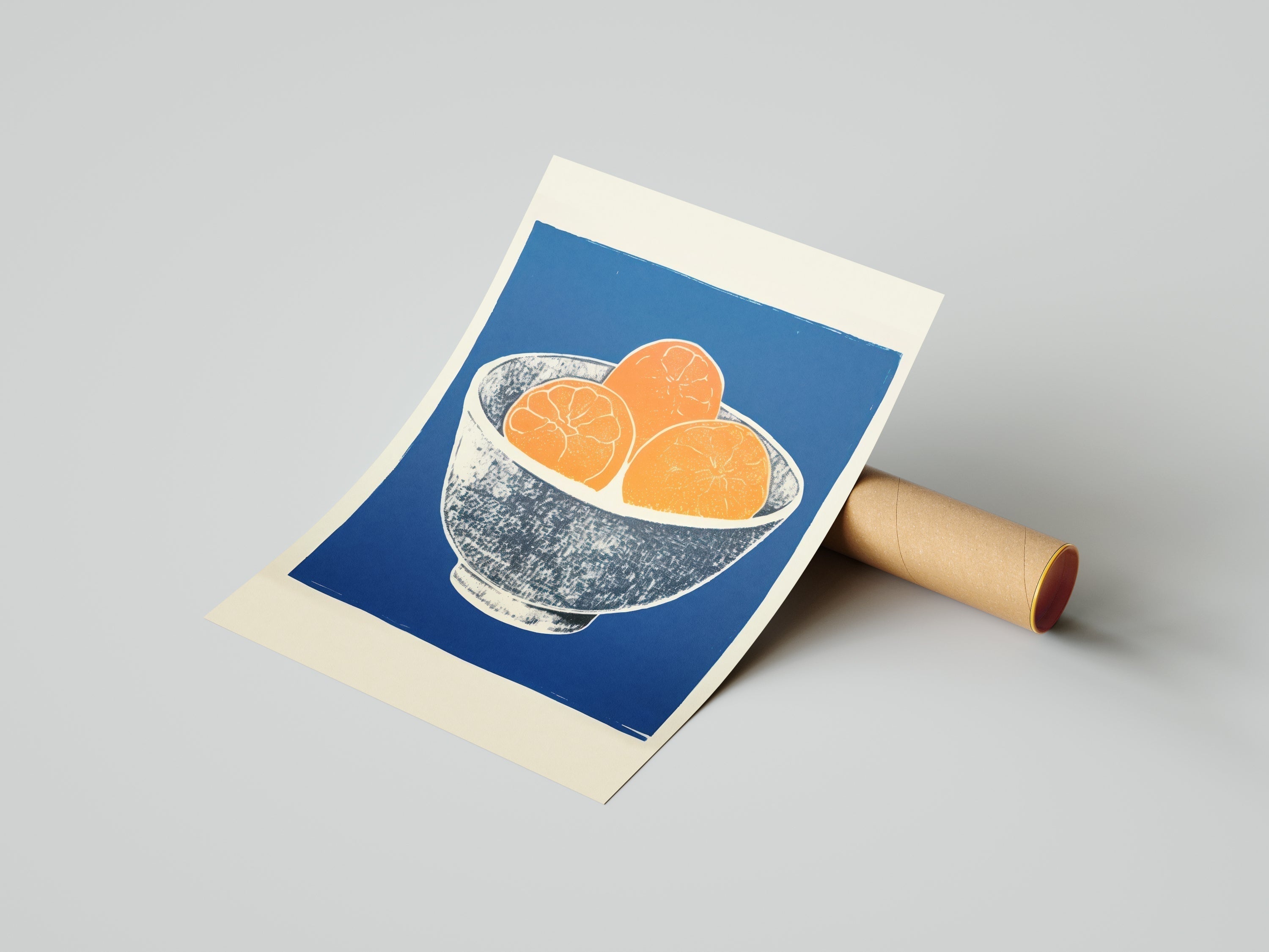 Bowl Of Oranges-psoter-wall_art-decor-The Poster Square